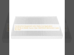Construction Equipment John Deere Car Application WY19796 SC90460 Tractor Filter 1000193419 860143422 Cabin Air Filter