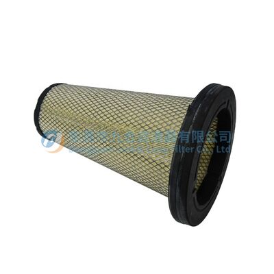 OE Size Heavy Duty Air Filter with Filter Paper for Construction Machinery and 1 Year Warranty